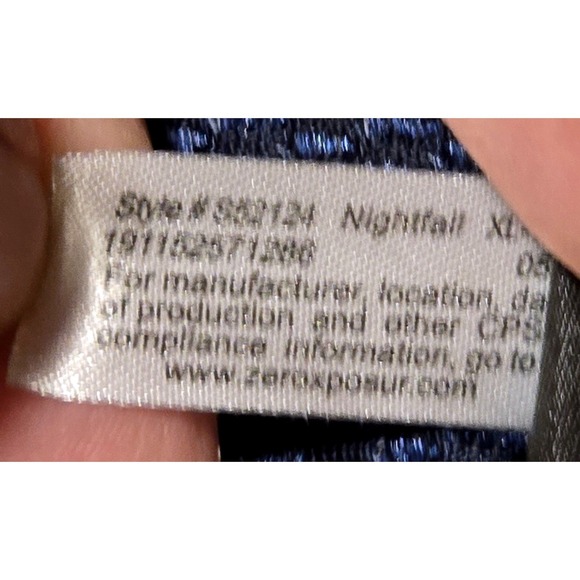 Zero Exposure Youth Ski Snowboard Jacket Blue‎ Black Hooded Winter Size 18/20 - Picture 12 of 14